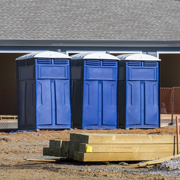 how can i report damages or issues with the porta potties during my rental period in Ballico